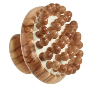 Massagebürste mit Holznoppen