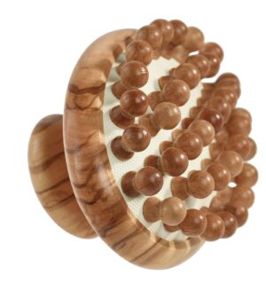 Massagebürste mit Holznoppen