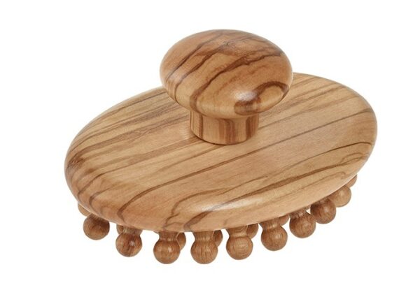 Massagebürste mit Holznoppen