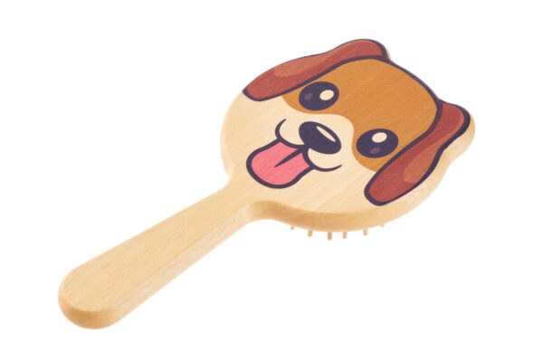 Kinderbürste mit abgerundeten Holzstiften