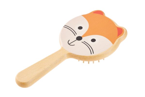 Kinderbürste mit abgerundeten Holzstiften