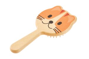 Kinderbürste mit abgerundeten Holzstiften