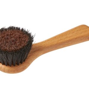 Bronze Gesichtsbürste -antiseptisch- Rosshaarrand