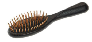 Eschenholz Pneumatik- Bürste groß