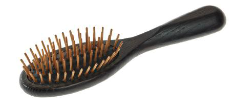 Eschenholz Pneumatik- Bürste groß