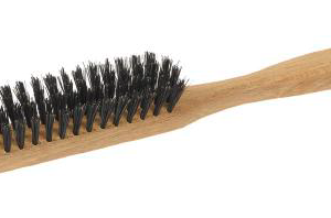 Klassische Naturhaarbürste - schmal