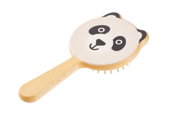 Kinderbürste mit abgerundeten Holzstiften